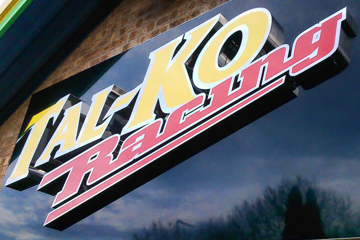 3D sign for Tal-Ko Racing