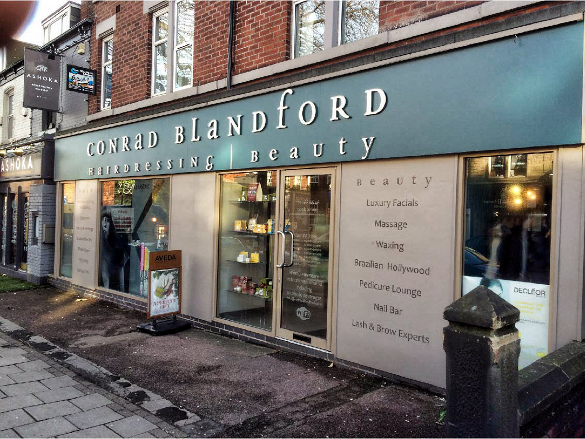 Conrad Blandford business sign Sheffield