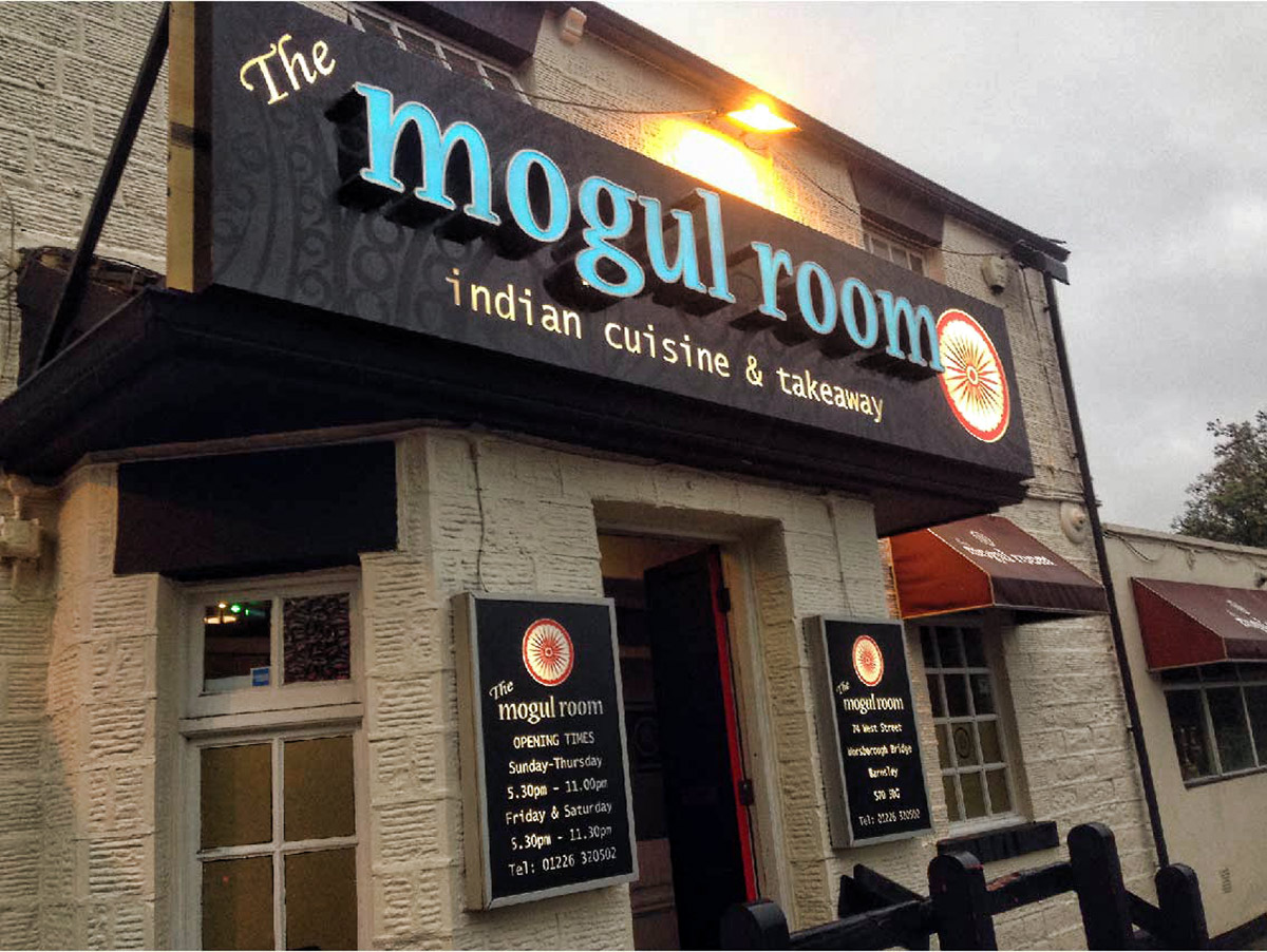 Mogul Room business sign Sheffield