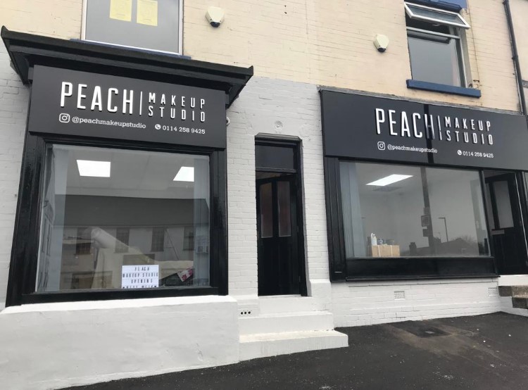 Peach Makeup Studio, 627-629 Chesterfield Road, Sheffield, S8 0RX 0114 258 9425