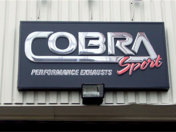 Cobra Sport Front - Garage Signs Sheffield