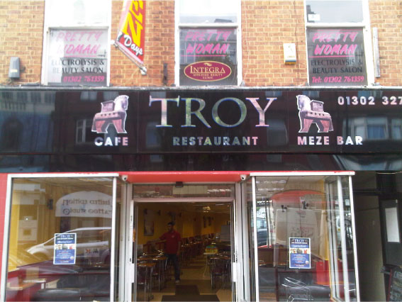Troy Restaurant Signage