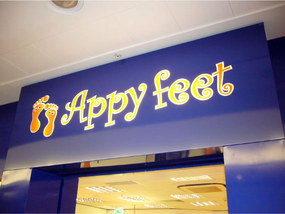 Happy Feet shop sign Sheffield