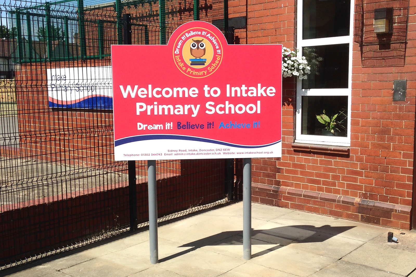 Sign Manufacture for all Schools, Colleges and Universities 