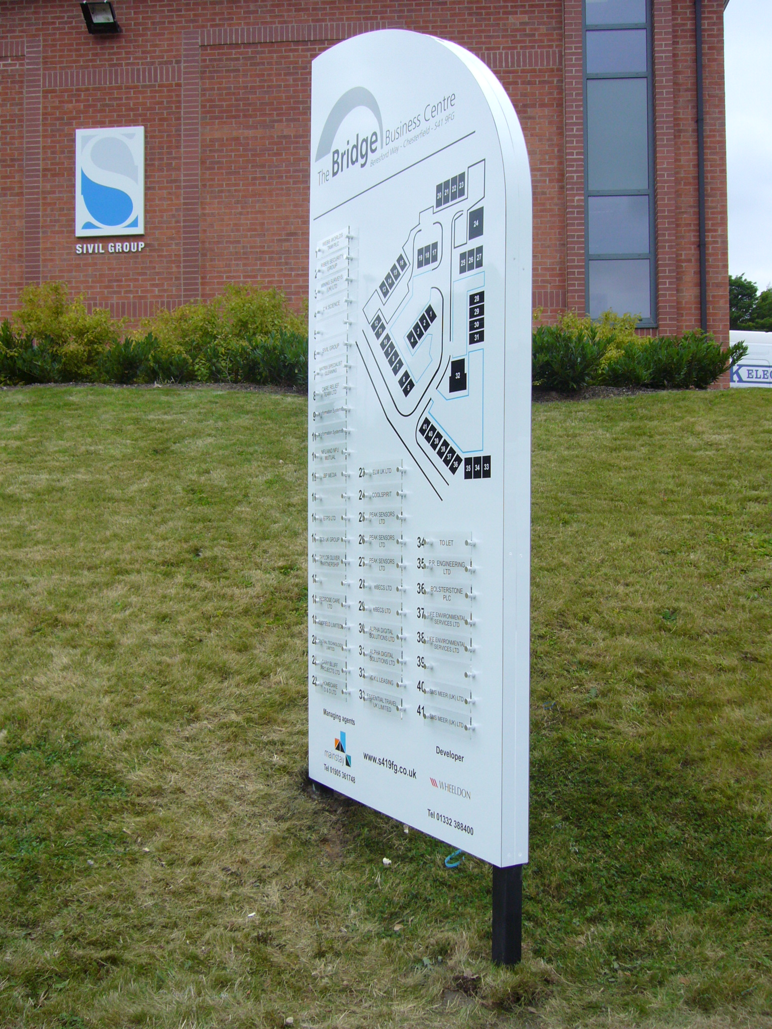 The Bridge Business Centre free standing sign